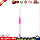 Tongue Brush Tongue Scraper Cleaner Oral Care Tongue Cleaning Tool (Pink) Newly