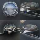 For SKX007/009 NH35A/NH36A Clockwork Movement Sapphire Glass Watch case shell bezel
