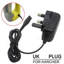 Portable Charger For Karcher WV2 50 60 70 75 Series Power Window Vac UK Plug&