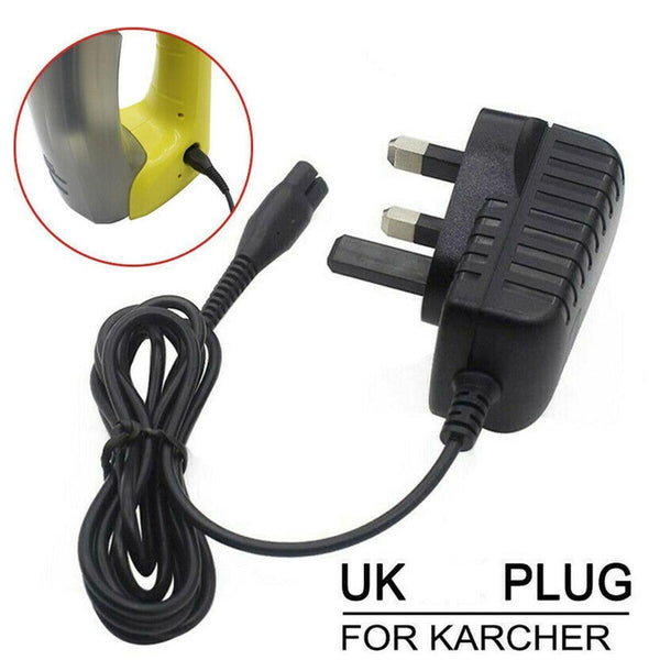 Portable Charger For Karcher WV2 50 60 70 75 Series Power Window Vac UK Plug&