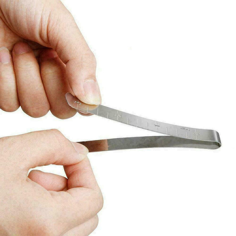 Sewing Clips Steel Hemming Clips Measurement Ruler X9M1 Quilting Tool F7Q8
