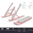 Foldable Laptop Holder Riser 6 Gears Height Adjustable Notebook Cooling Stand