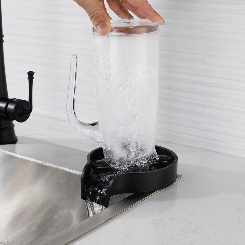 Automatic Glass Rinser Bar Glass Cup Washer Kitchen Milk Tea Cup Cleaner