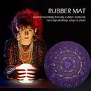 Round Pendulum Divination Tablecloth Runes Altar Constellation Tarots Card Pad