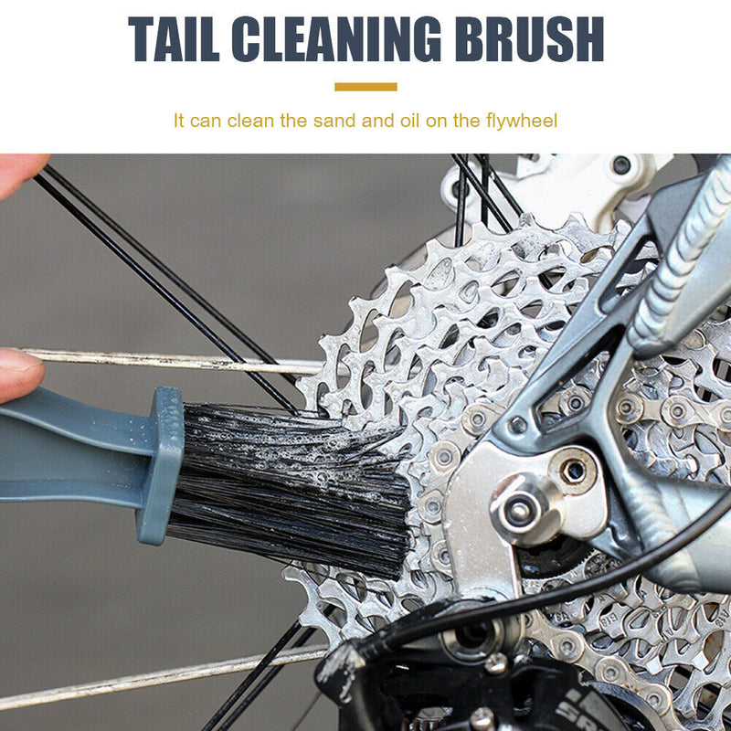 3pcs/Set Mountain Bicycle Chain Cleaner Kits Bike Brushes Scrubber Washer Tools