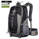 40L Waterproof Travel Cycling Camping Backpack with Rain Cover (Black) Newly