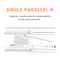 Multifunctional Folding Geometric Drawing Ruler Line Circular Drawing Template