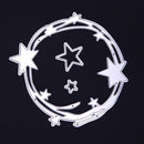 3pcs Metal Circle Punching Molds Stars Carbon Steel Stencil for Cutting Walls
