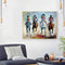 Frameless Oil Paint By Numbers Wall Art Posters Picture Craft Kit Home Decor