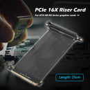 PCIe 3.0 16X Extension Cable 90 Degree 16X to 16X Ribbon Riser Card (25cm)