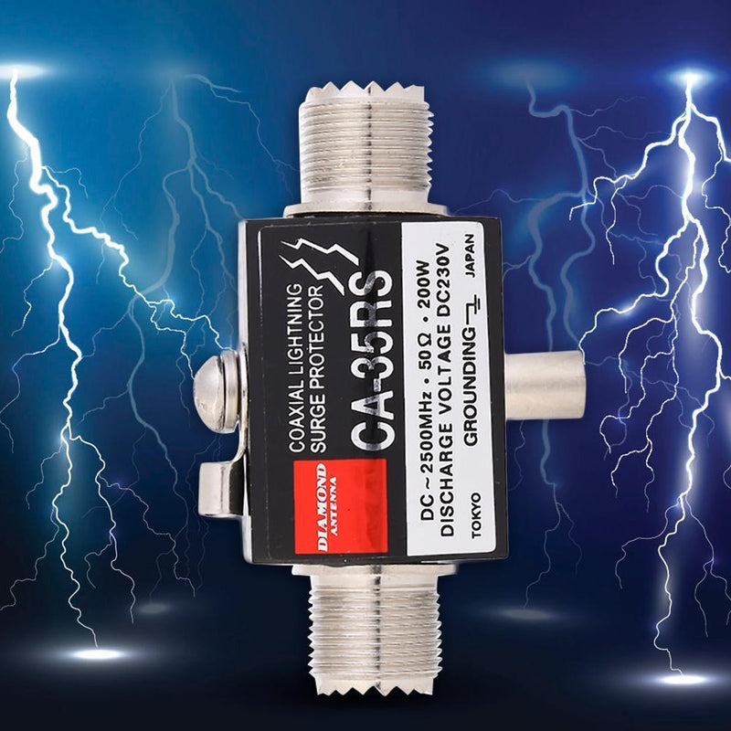 UHF-F to UHF-F DC-2500MHz Thunder Arrestor Female to Female Connector Adapter