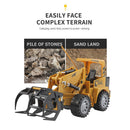Remote Control Vehicle 5 Channel 1/24 Engineering Timber Grab Wood Machine Truck