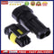5 Sets 2 Pin Car Waterproof Wire Connector HID Plug 1.5mm Terminals 18 AWG
