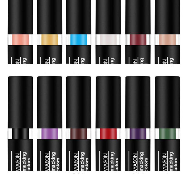 Waterproof Long Lasting Nude Pigment Lip Balm Velvet Matte Lipstick Halloween