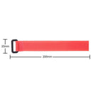 Nylon Fish Pole Belt Holder Tie Fastener Hook Loop Fishing Gadgets (Red) Newly