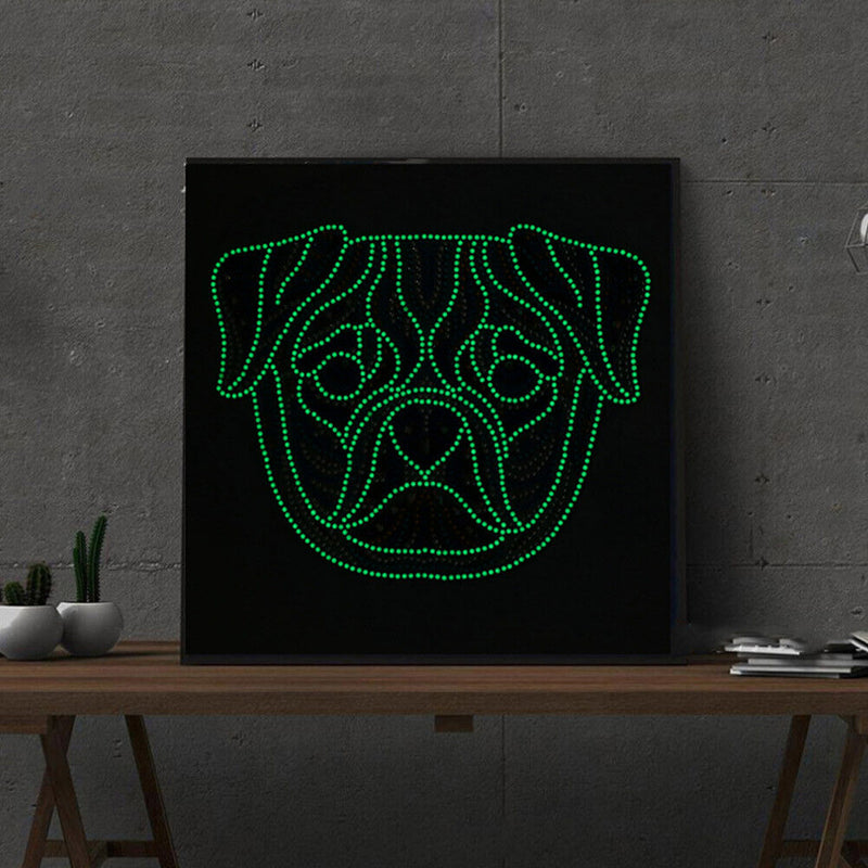 Part Drill Luminous Special Shaped DIY Dog 5D Diamond Painting (DZ518) Newly