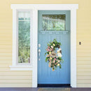 Bunny Large Wreaths for Front Door Hanging Decoration Welcome Sign Easter Wreath
