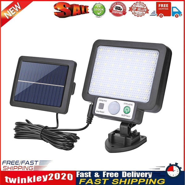 LED Split Solar Wall Light Waterproof Motion Sensor Lamp Street Light (A) Newly