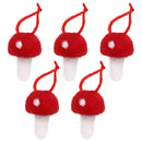 Holiday Decorations Mushroom Hanging Ornament Christmas Mushroom Xmas Tree Felt