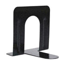 2 × Black Metal-Hochleistungs-Booksends-Schulbüro-Buch-Schreibwaren T3T2 P3Z9