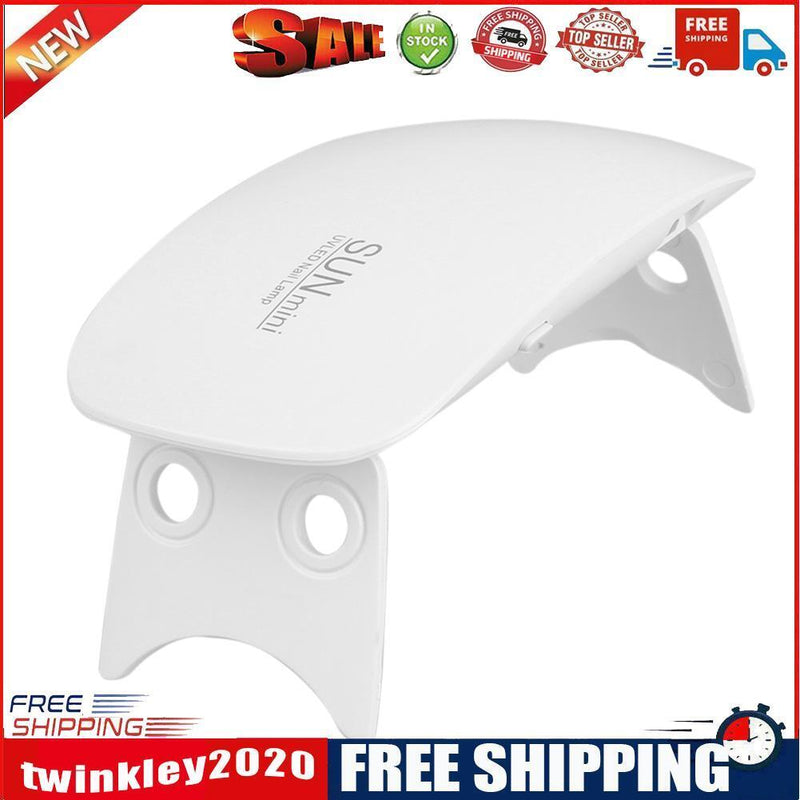 6W Mini Portable LED Sunlight UV LED Lamp Nail Gryer With USB Cable