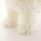 Realistic White Teddy Dog Simulation Dog Puppy Lifelike H9V0 Handmade W9Y9 E6B4