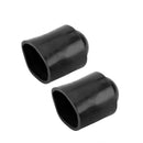 5pcs Billiard Cue Rubber Protective Sleeve Billiard Accessories (Black) Newly