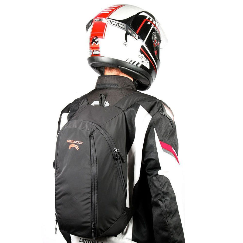Expandable Cycling Backpack Motorcycle Helmet Bag Equipment Bag Portable