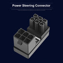 ATX 6Pin Female to 6Pin Male 180 Degree Power Adapter for Desktops GPU (A) Newly