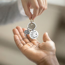 Inspirational Keychain Gift for Him Her Friends -Class of 2021 Graduate Key Ring