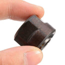 Black Metal Collet Nut Plunge Router Parts 12.7mm Center Diameter 22.5x27mm K4Y6