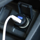3.1A Black Round Dual Port Car Dual USB Fast Charger Car Charger USB Charger