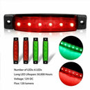 4Pcs 12V Red Green Boat Navigation LED Lights Stern Ne Lights Starboard U3Q3