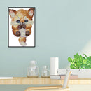 Counted Lovely Fox Partial Embroidery 14CT DIY Cross Stitch Art Canvas Kit Newly