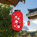 25cm Plum Blossom Lantern Lamp Chinese Long Shaped Cloth Lampion (A) Newly