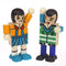 DIY Home Decoration Joint Wooden Puppet Deformation puppet White Embryo Robot