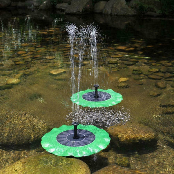 Outdoor Solar Powered Floating Water Fountain Pump Pool Best Bath Garden P5E2