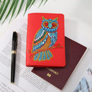 DIY Owl Special Shaped Diamond Painting Leather Travel Passport Protective Cover