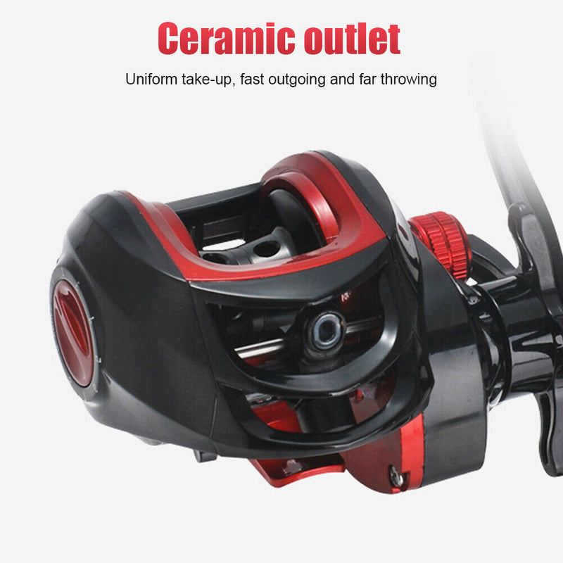 Baitcasting Reel 18+1BB Max Drag 8kg Saltwater Fishing Reels (Right Hand) Newly