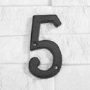 Metal Digital Number Cast Iron House Sign Doorplate DIY Cafe Wall Decor (5)