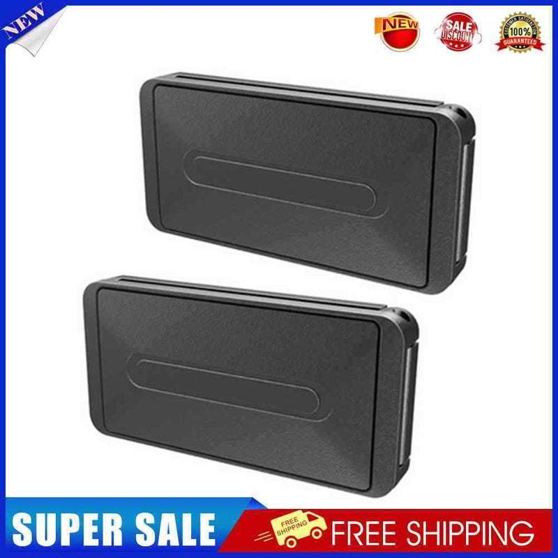 2pcs Car Seat Belt Buckle Adjuster Seat Belt Fastener Auto Accessories (Bla
