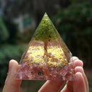 5cm Orgonite Pyramid Heal Chakra Crystal Stone Energy Orgone Accumulator Newly