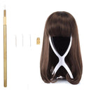 5pcs/set Ventilating Holder with Copper Handle for DIY Lace Wig Needles