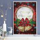 Special Shaped Rhinestones Picture DIY Merry Christmas Card 5D Diamond Painting