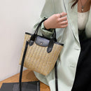 Straw Beach Bag Woven Shoulder Messenger Bag Women Bohemian Summer Vacation Tote