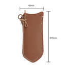 2pcAnti-Scald Anti-Slip PU Leather Frying Pan Handle Protective CoverBrown