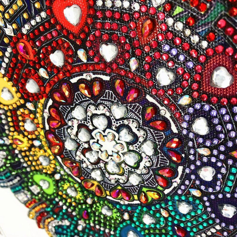 5D DIY Special-shaped Diamond Painting Circle Cross Stitch Wall Art (R8202)