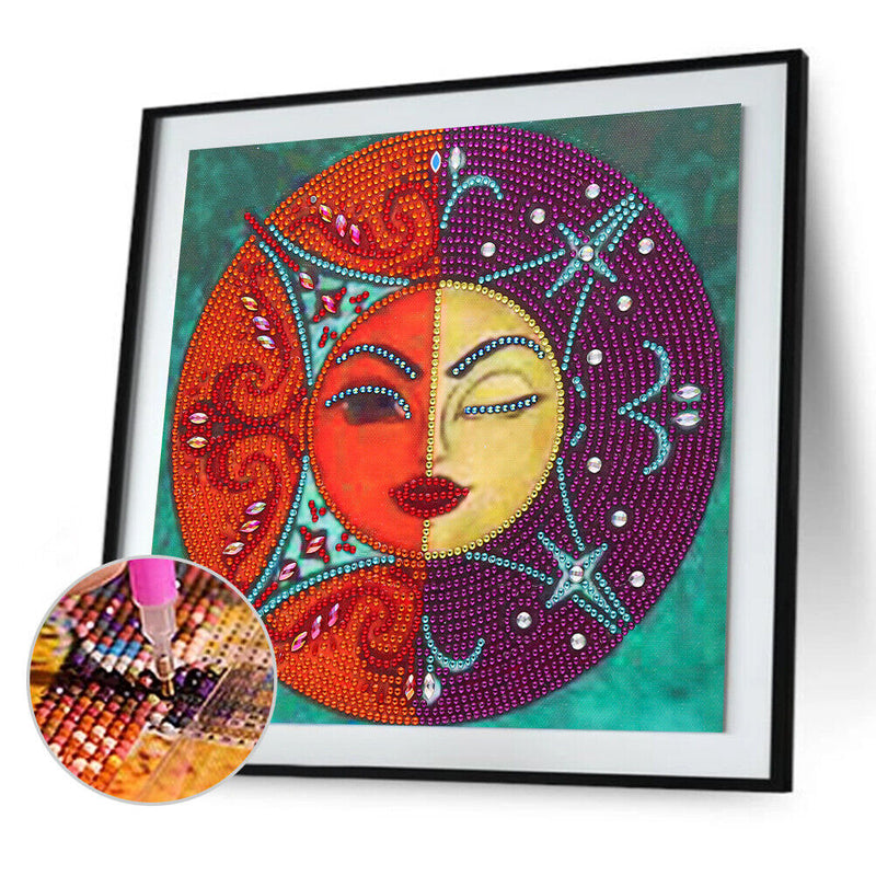 Part Drill Sun Goddess 5D Special Shaped DIY Diamond Painting Kit Ornaments Gift