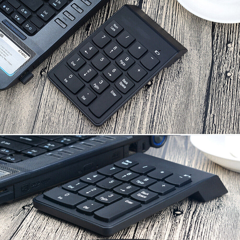 Wireless Numeric Keyboard Laptop Notebook Tablets Portable 2.4GHz Digital Numpad