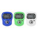 Stitch Marker Row Finger Ring Counter LCD Electronic Tally Counter (Green)